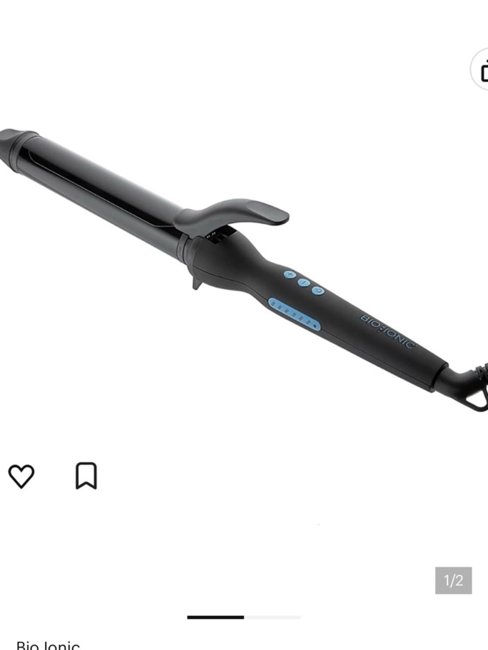 Bionic long barrel curling iron 1.25 new